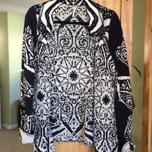 Free People Smitten Kitten Sweater Jacket - Picture 7 of 8